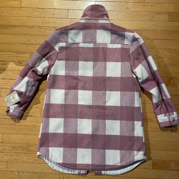 Levi's Women's Wool Blend Sherpa Lined Long Shacket - Picture 3 of 16